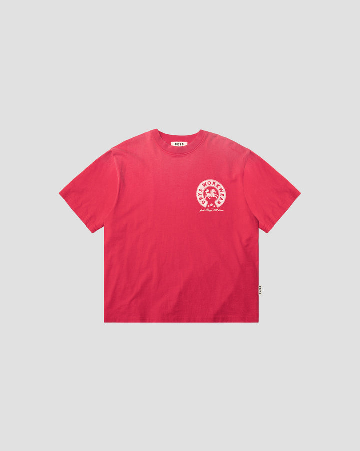 Brentwood Tee - Washed Red