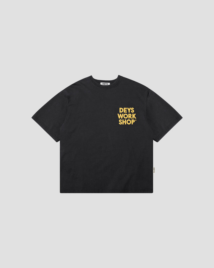 Ventura Tee - Washed Black