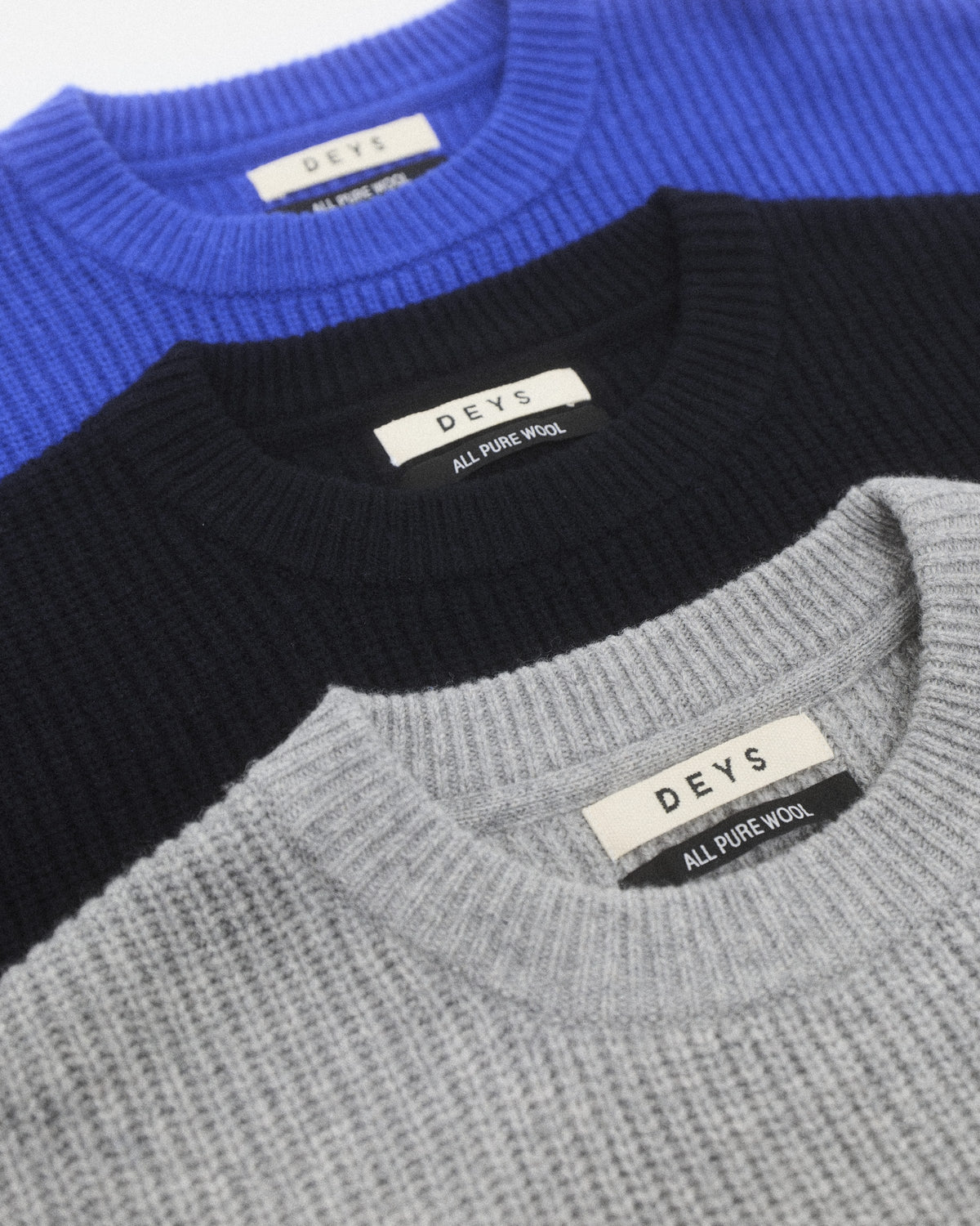 Montebello Wool Crewneck - Grey detail