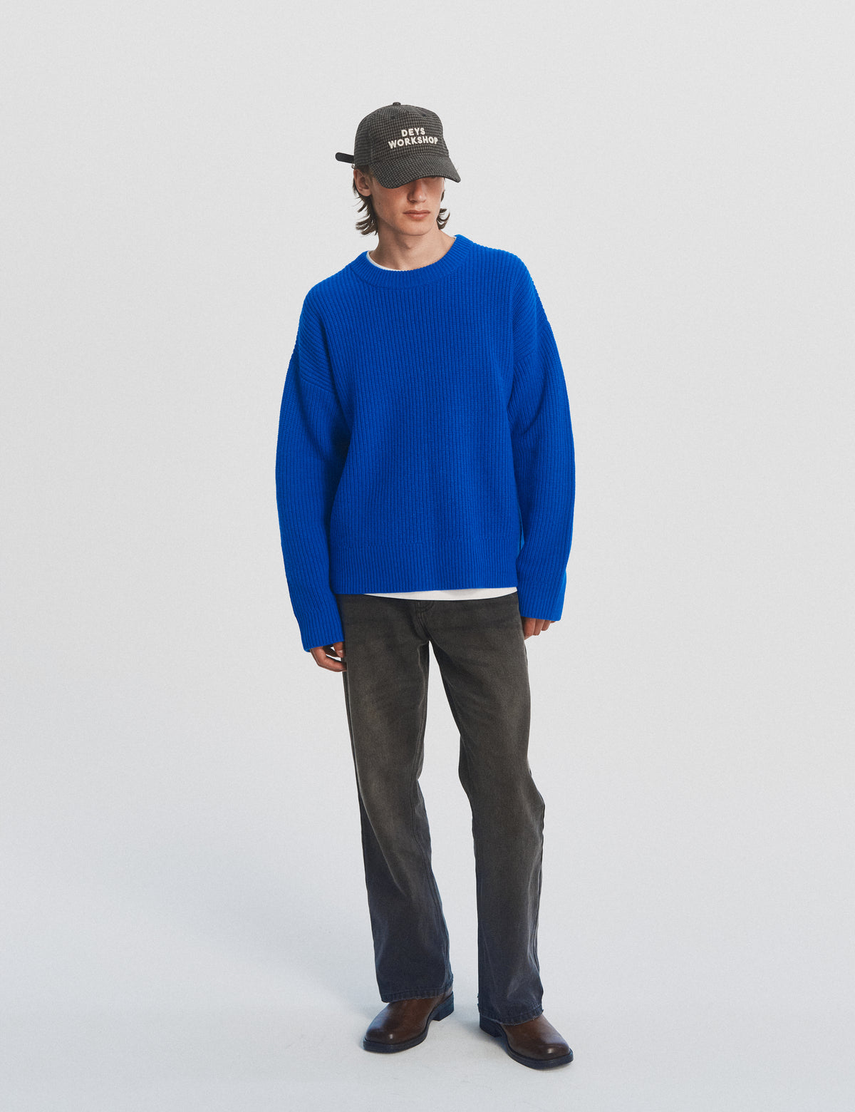 Montebello Wool Crewneck - Blue — view 1