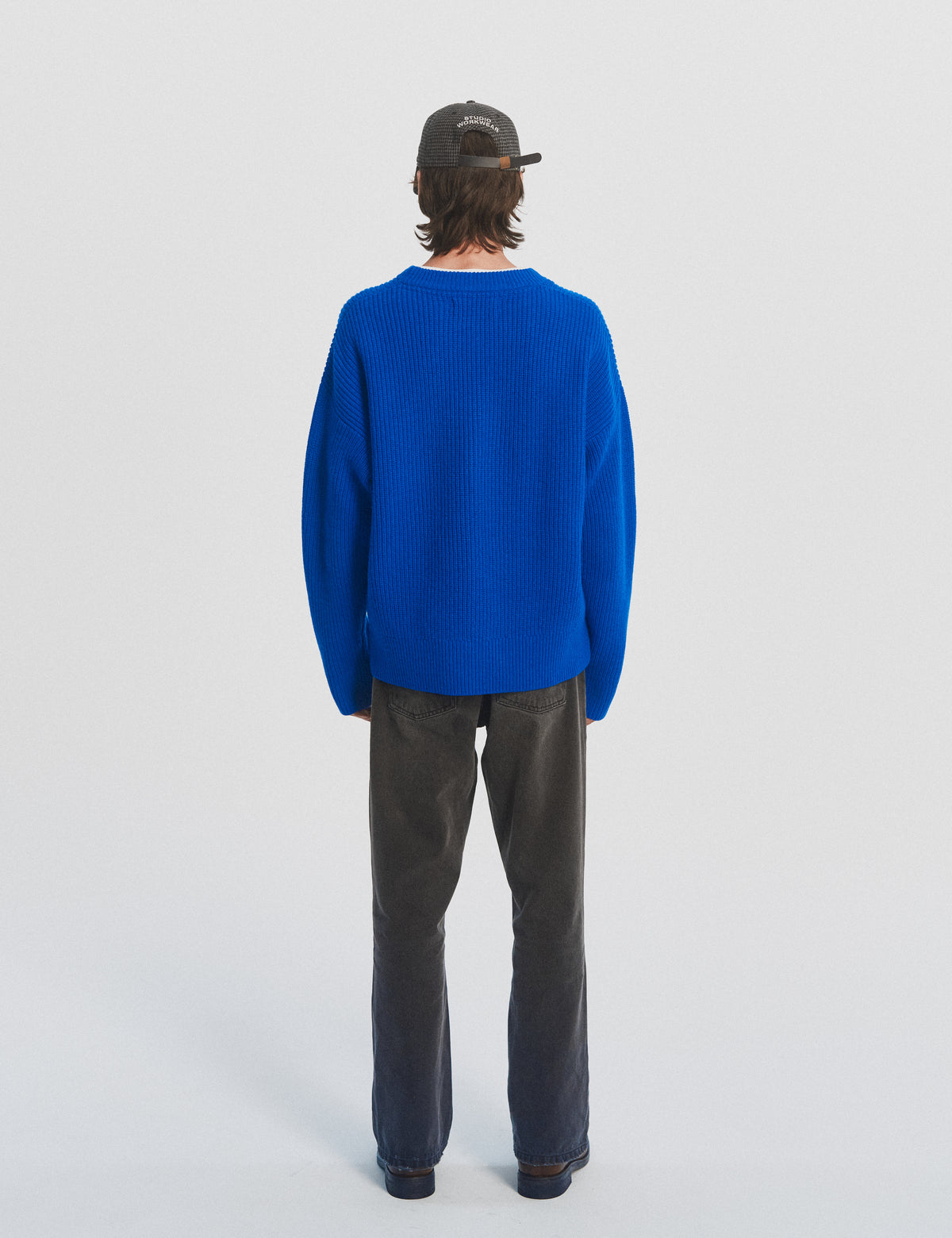 Montebello Wool Crewneck - Blue — view 3