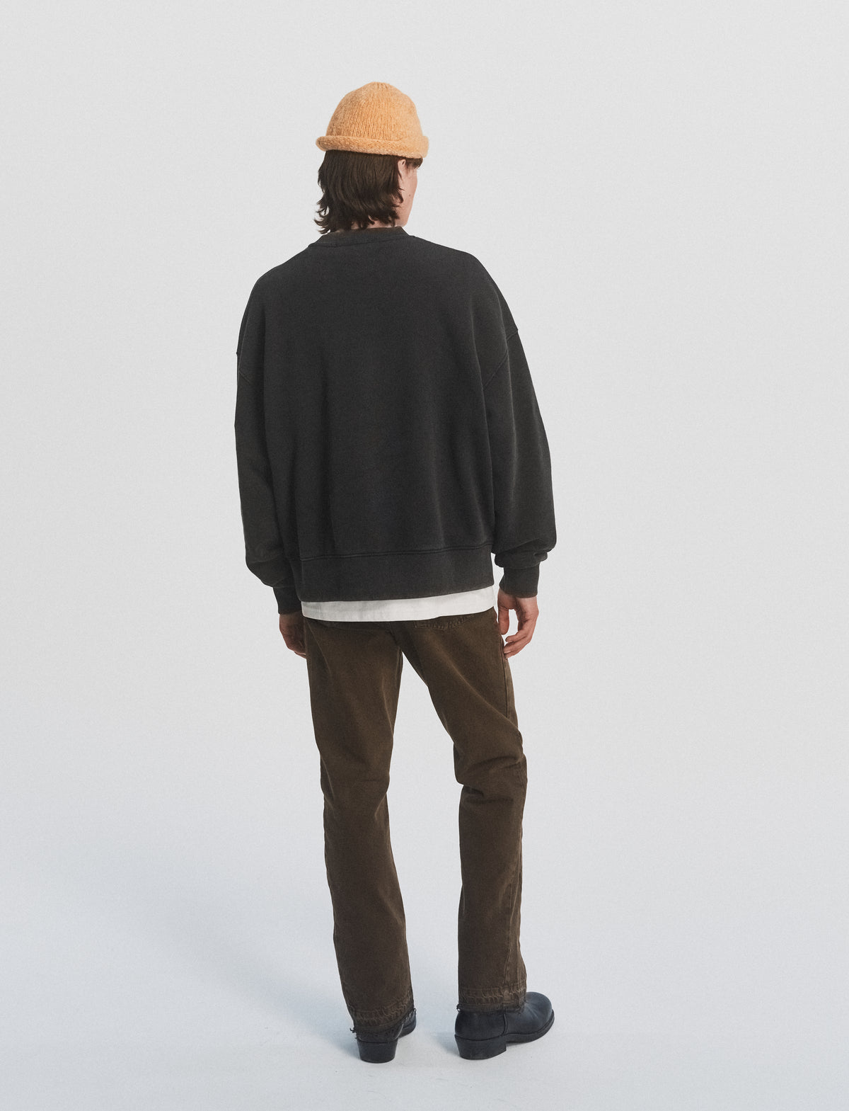 Lawndale Crewneck - Washed Black — view 3