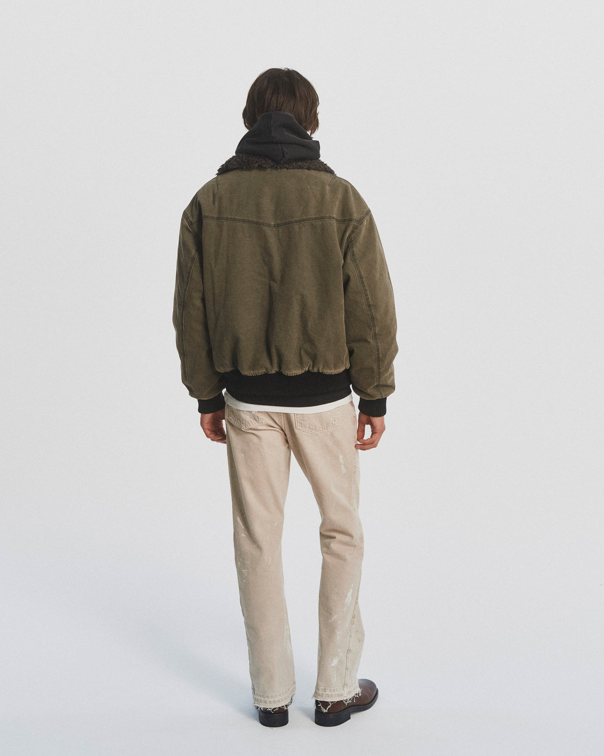 Anaheim Bomber Jacket - Washed Green — view 3