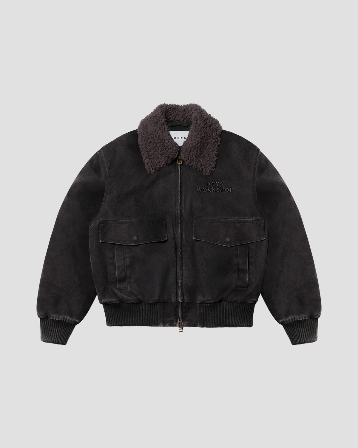 Anaheim Bomber Jacket - Washed Black — view 2