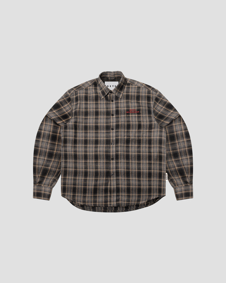 Colton Flannel - Grey Check