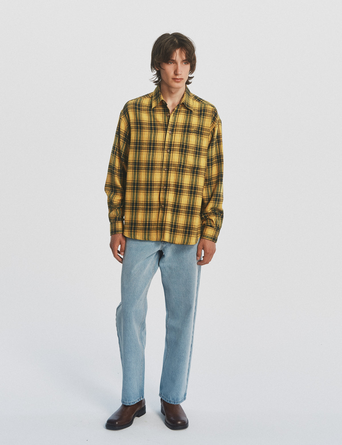 Colton Flannel - Yellow Check — view 1