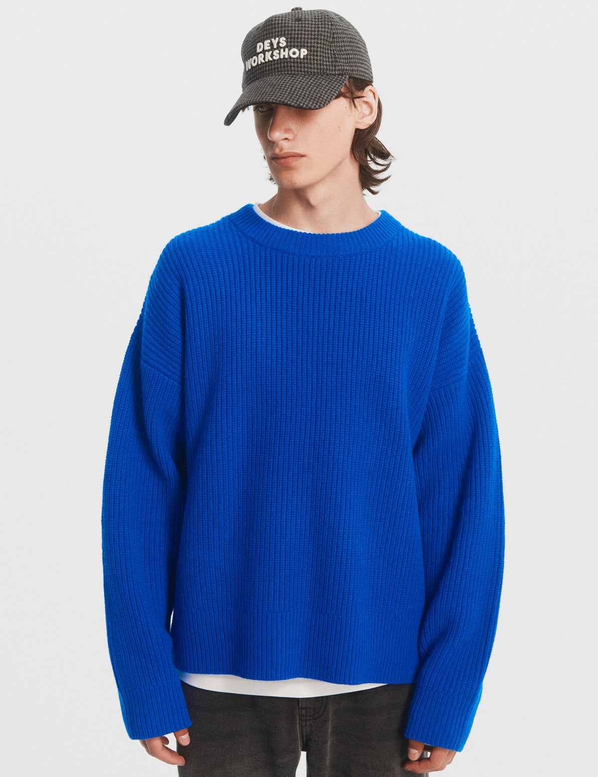 Montebello Wool Crewneck - Blue — view 4