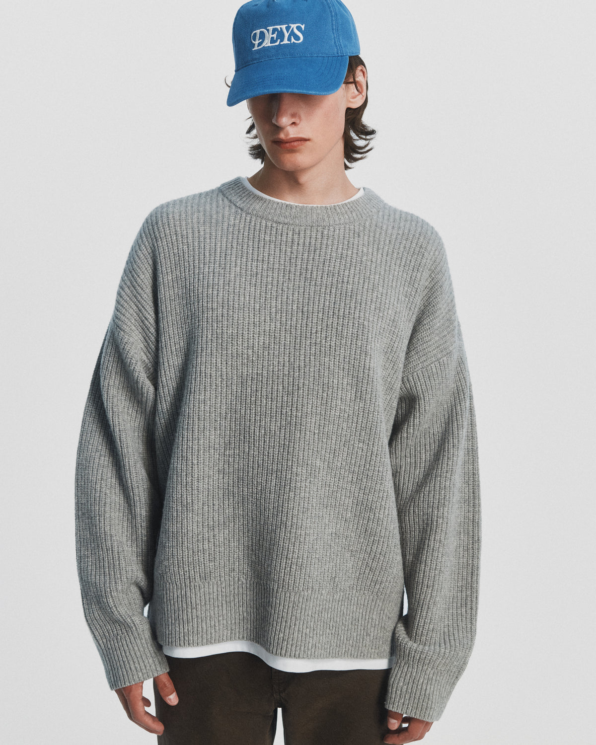Montebello Wool Crewneck - Grey — view 4