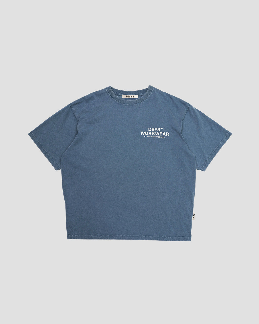 Hillside Tee - Washed Blue