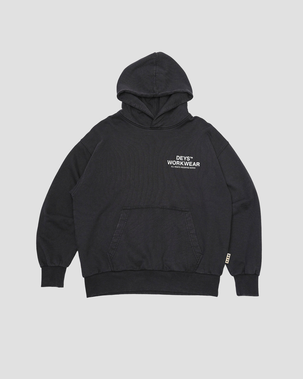 Hillside Hoodie - Washed Black