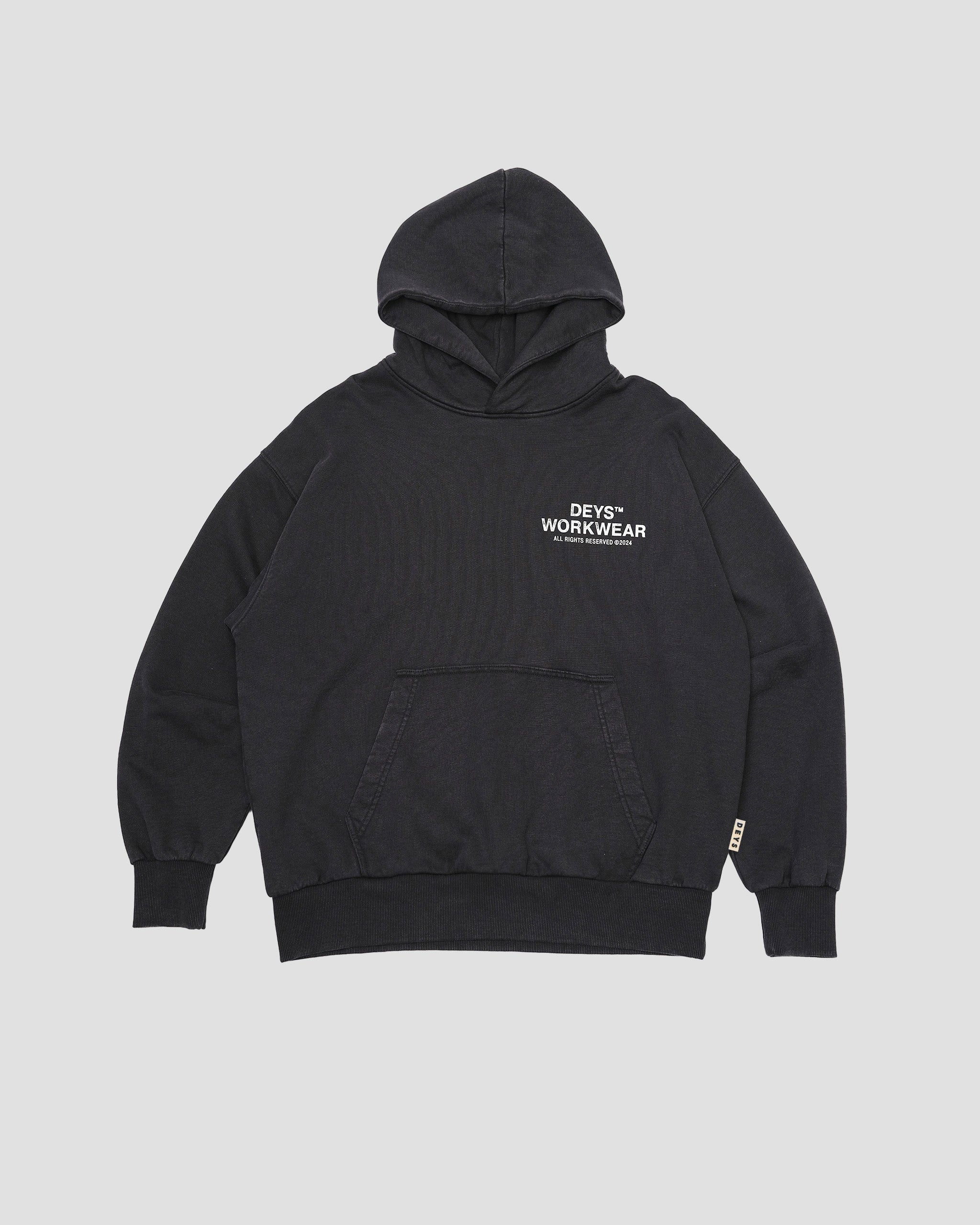 Hillside Hoodie - Washed Black