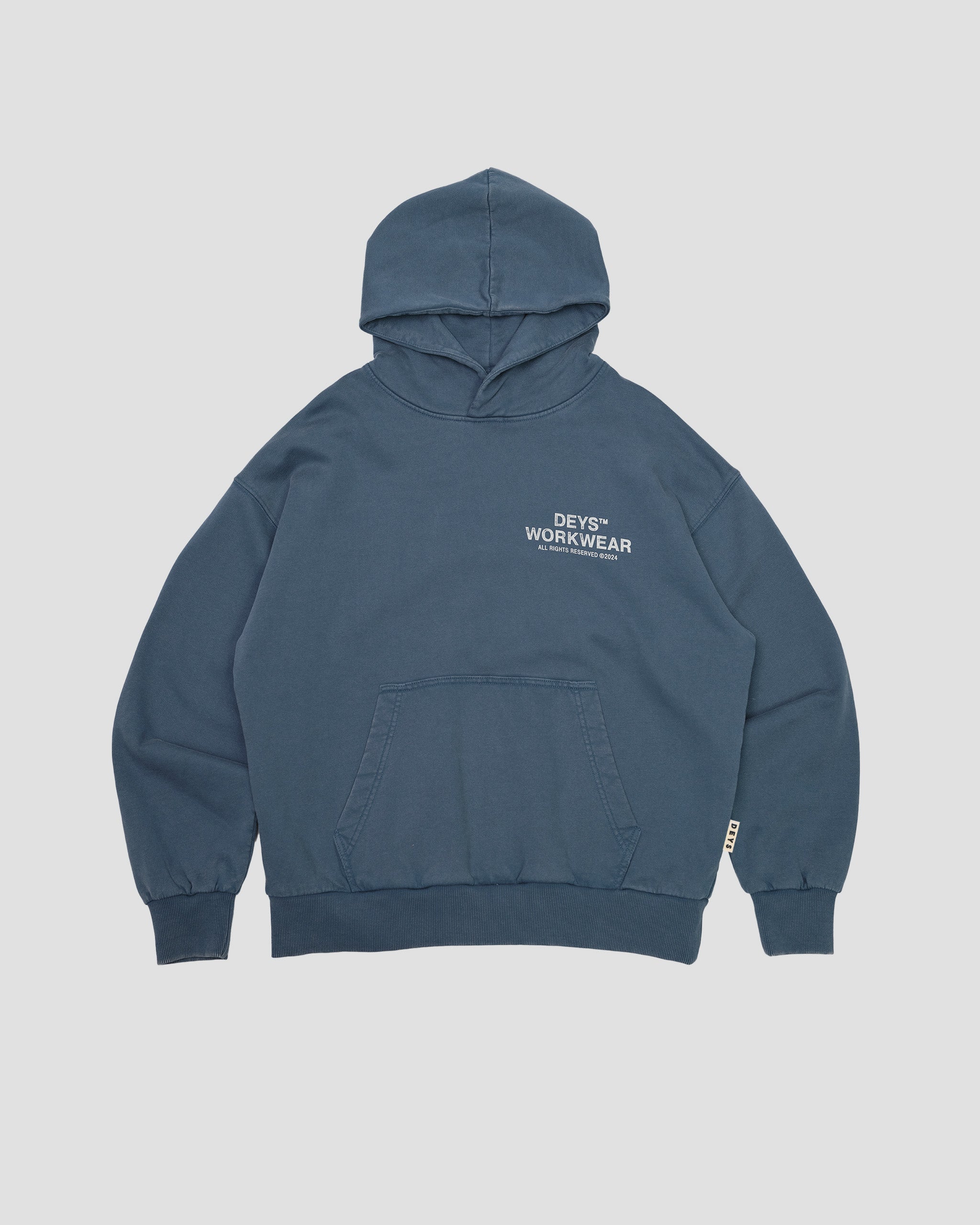 Hillside Hoodie - Washed Blue