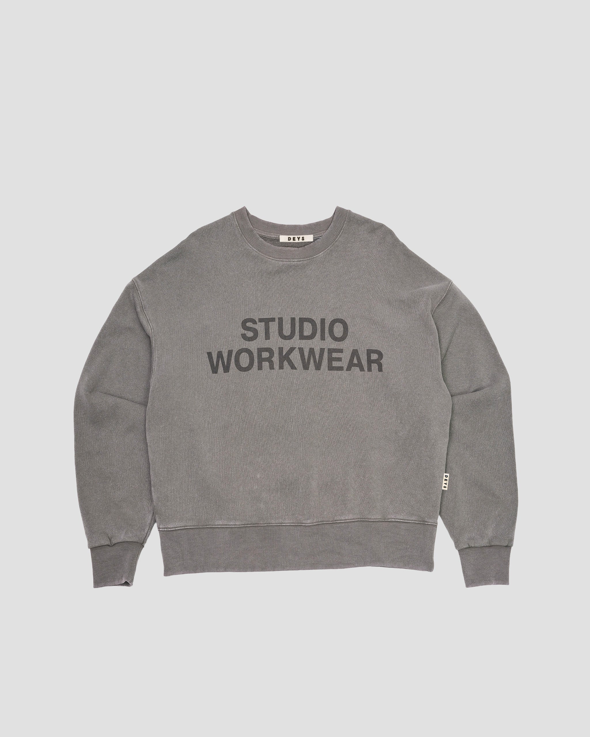Lawndale Crewneck - Washed Grey