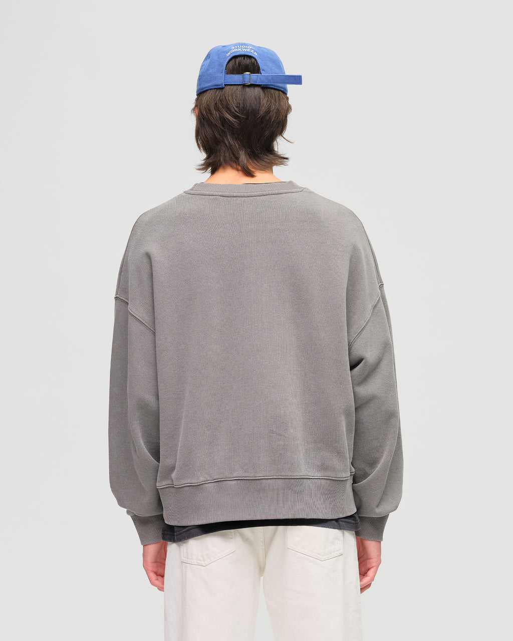 Lawndale Crewneck - Washed Grey