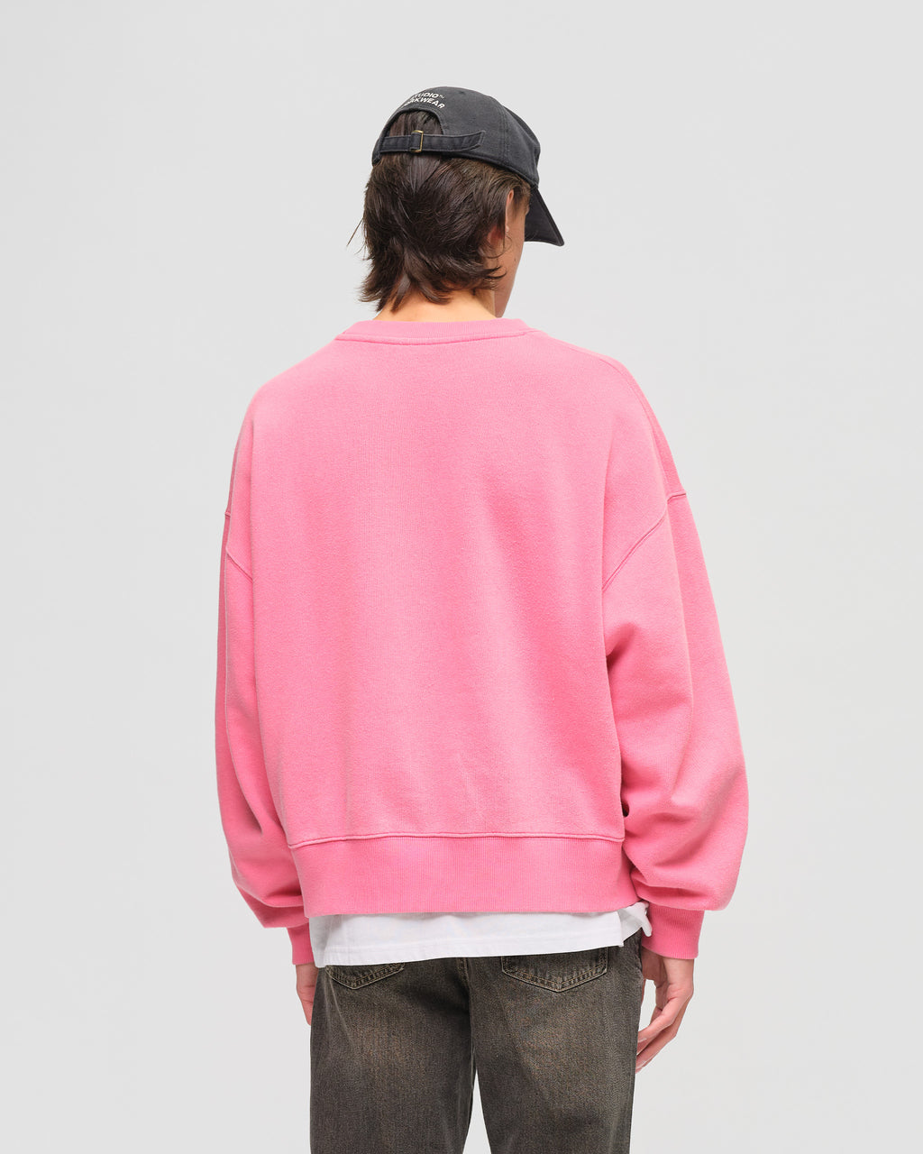 Lawndale Crewneck - Washed Pink