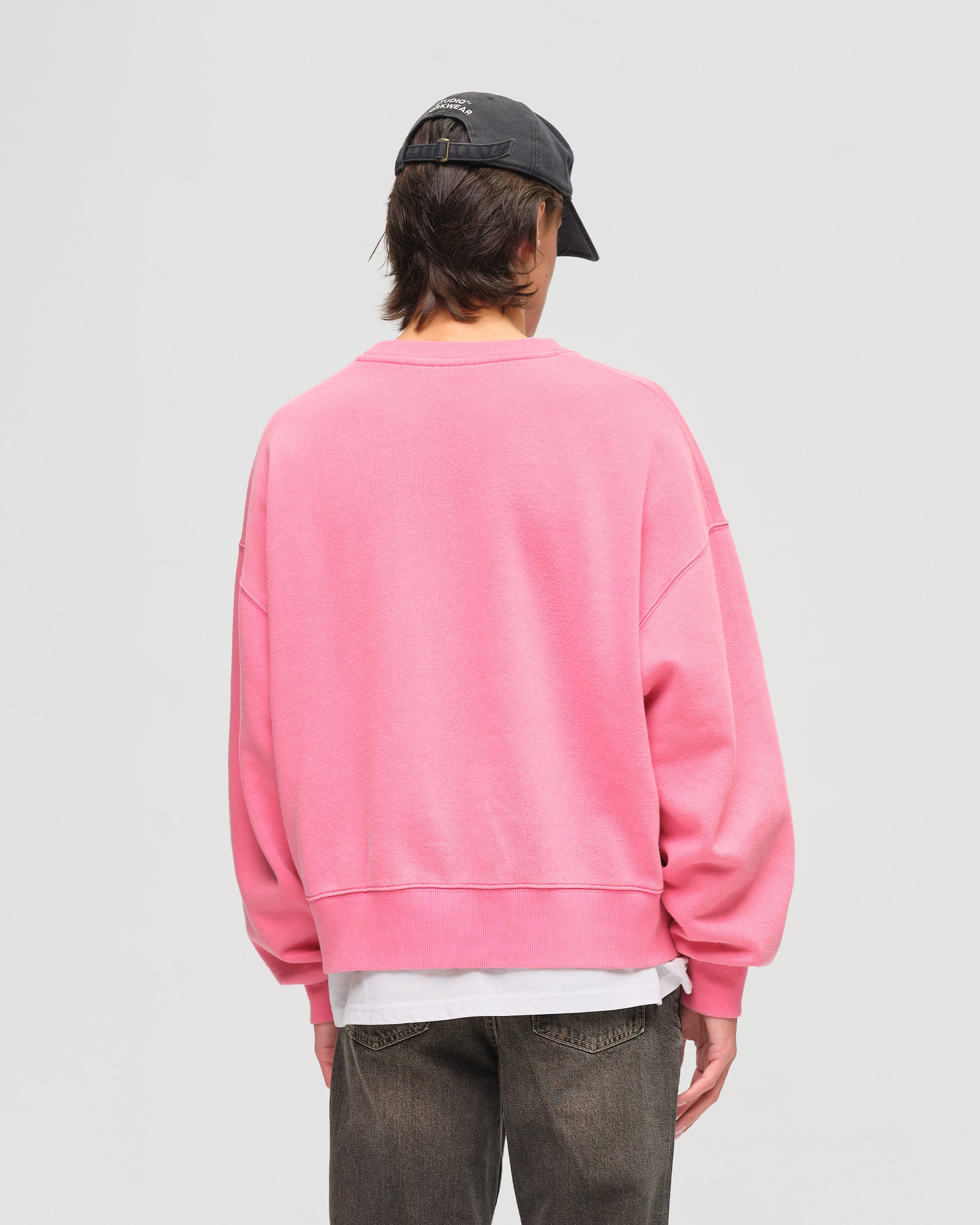 Lawndale Crewneck - Washed Pink