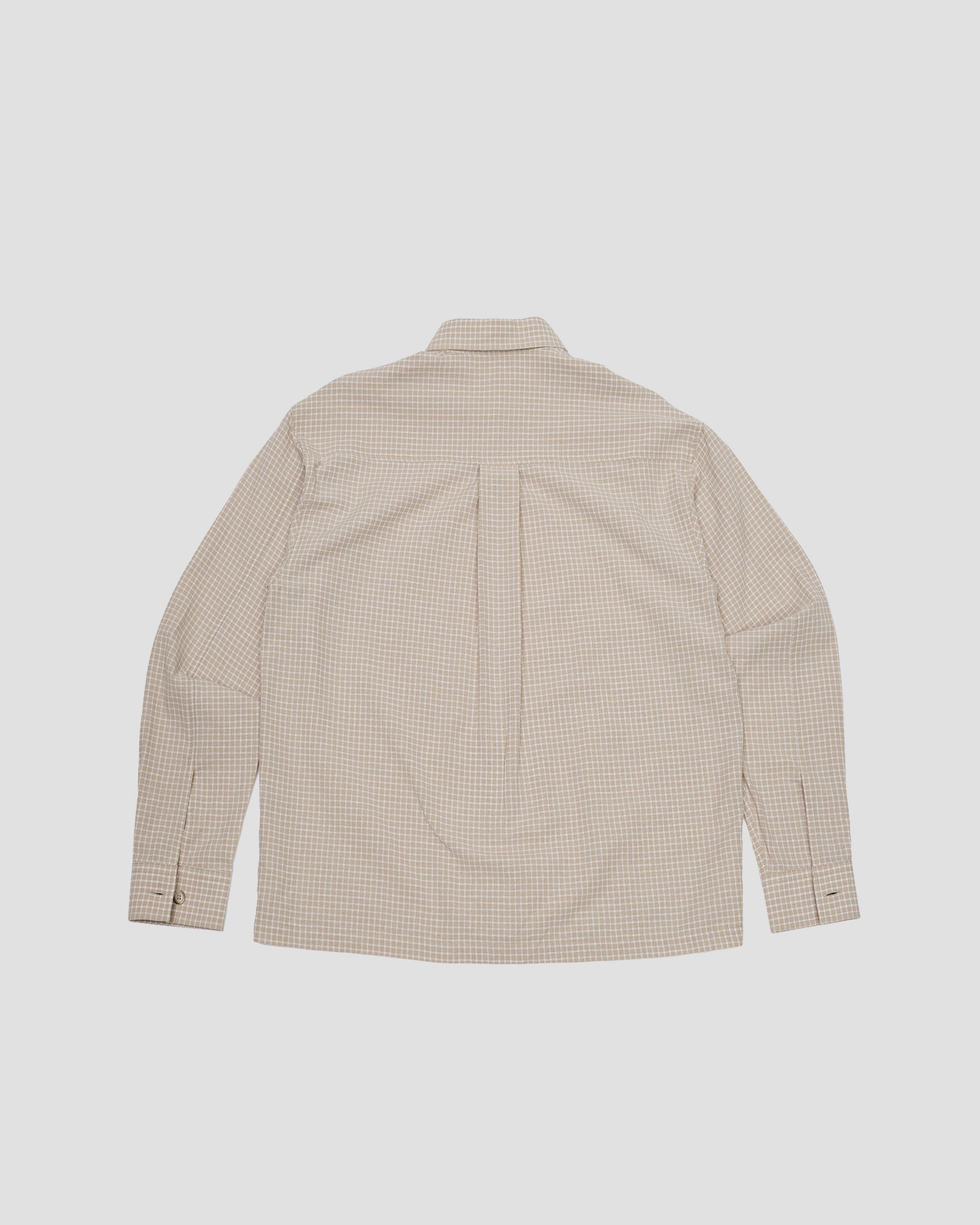 Bellflower Shirt - Beige Check