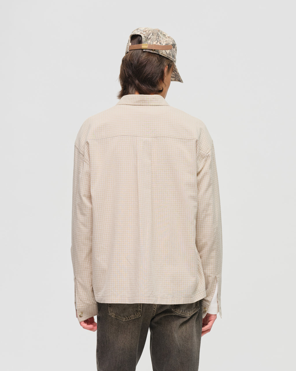 Bellflower Shirt - Beige Check