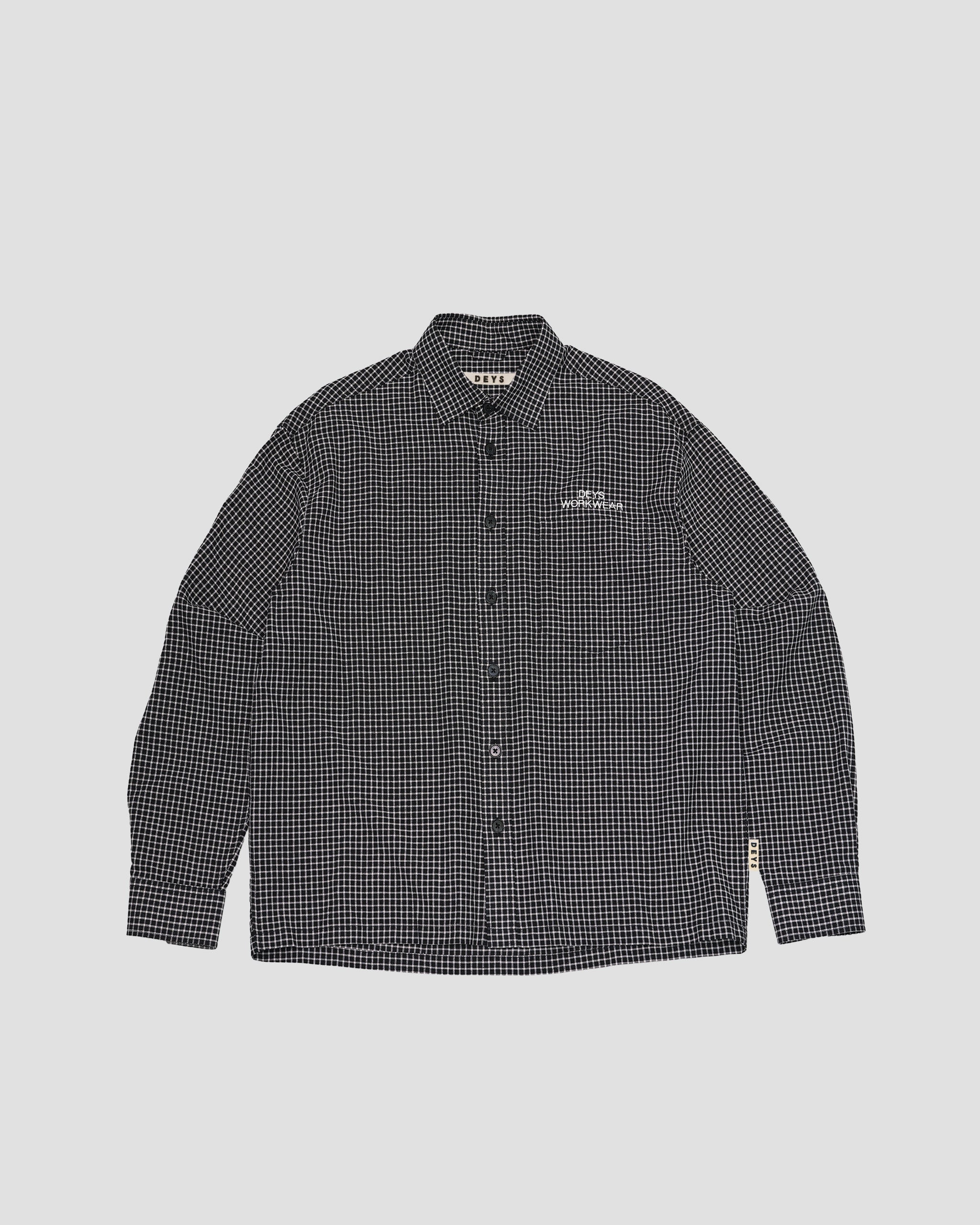 Bellflower Shirt - Black Check – DEYS WORK