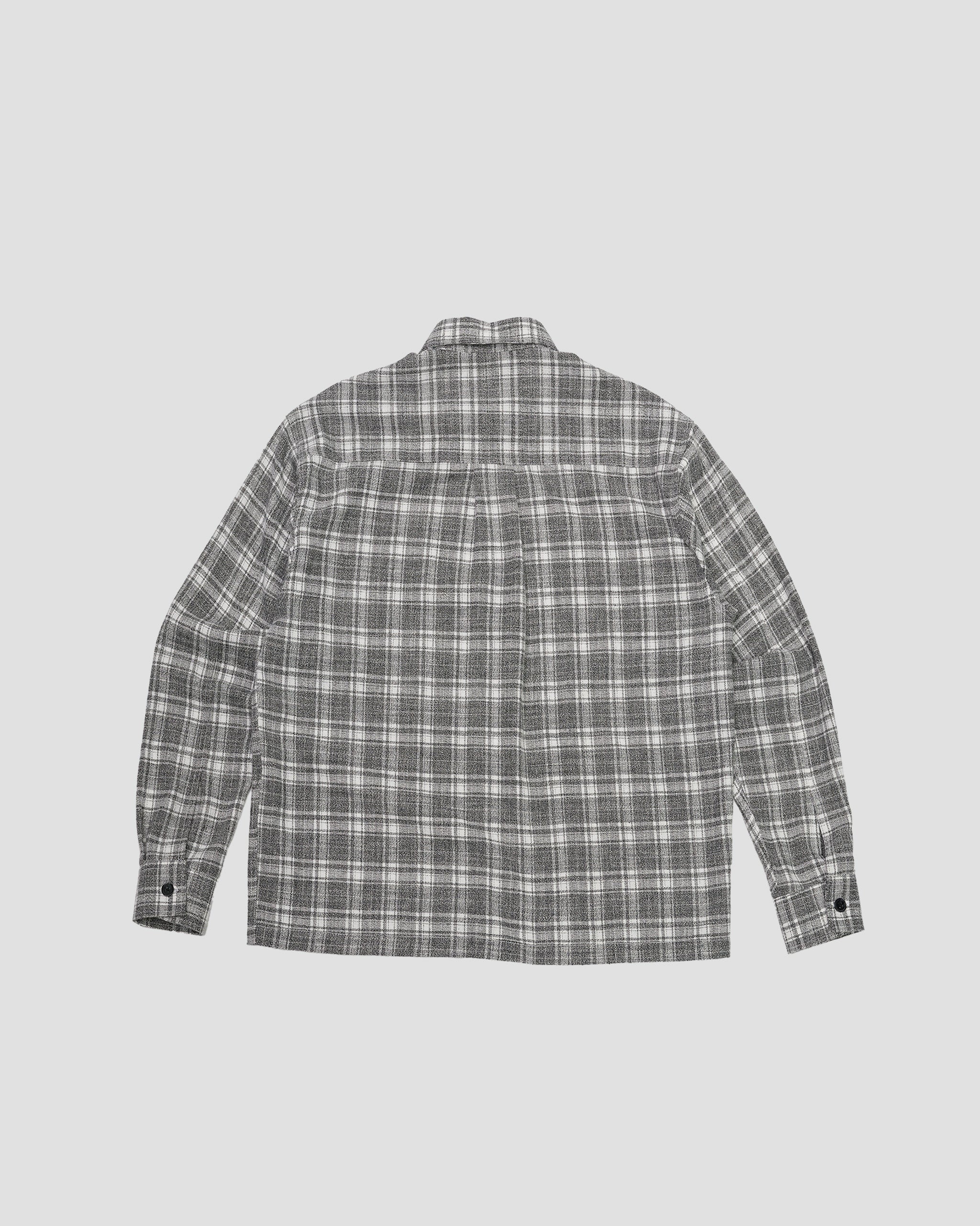 Bellflower Spring Flannel - Charcoal Check