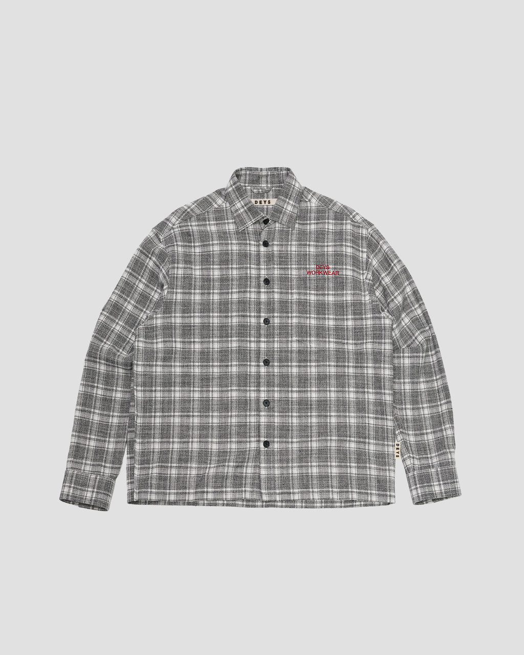Bellflower Spring Flannel - Charcoal Check