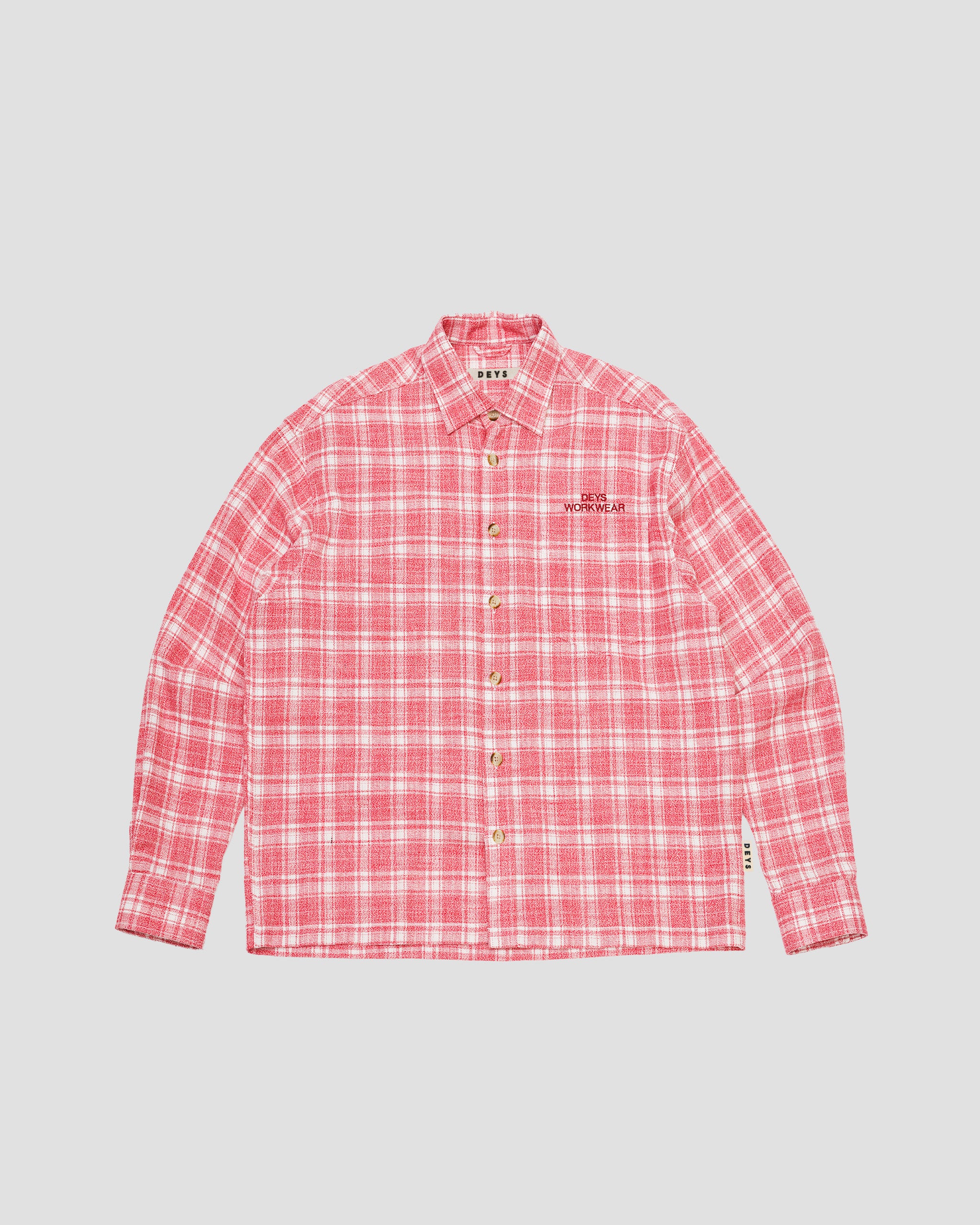 Bellflower Spring Flannel - Red Check