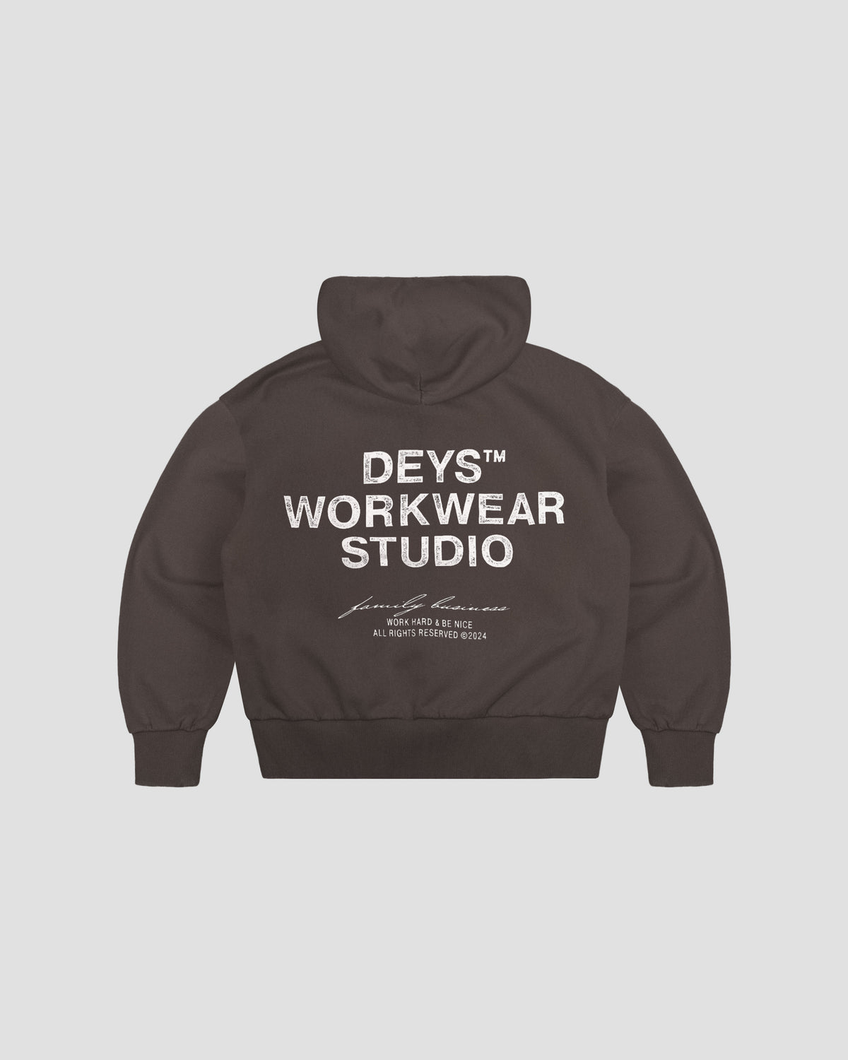 Hillside Hoodie - Washed Brown — view 5