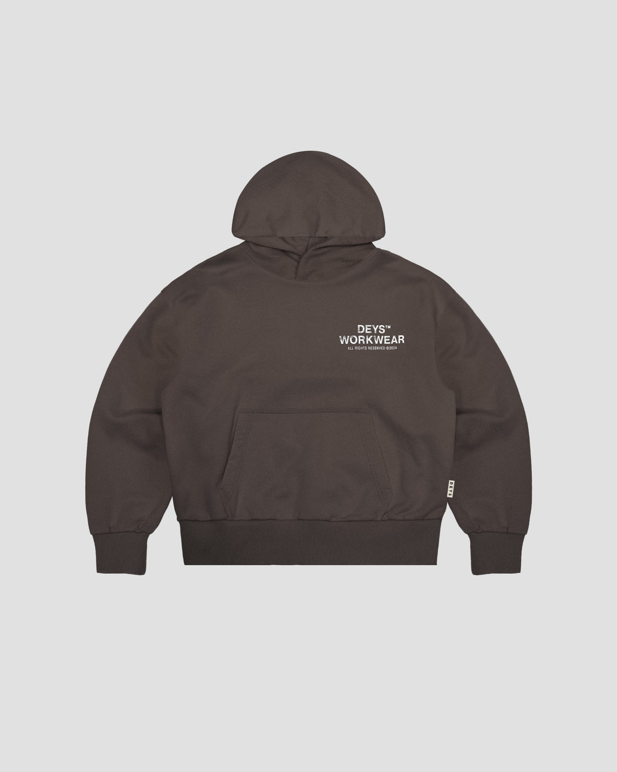 Hillside Hoodie - Washed Brown — view 2