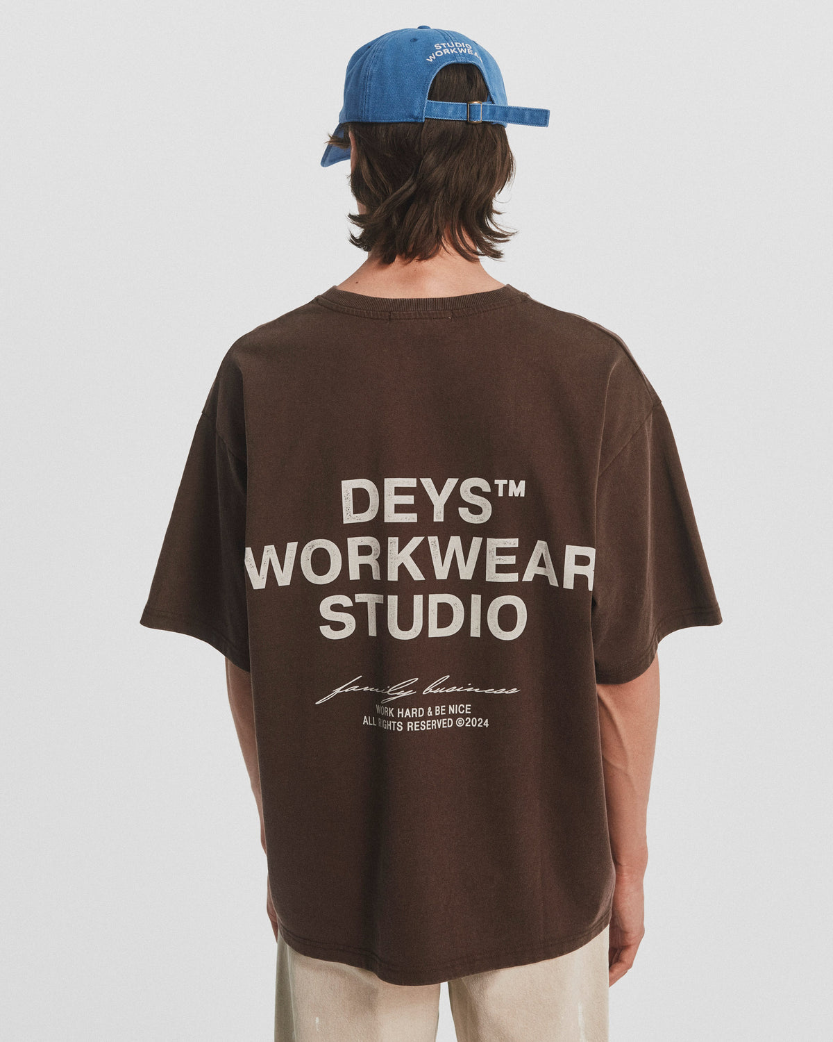 Hillside Tee - Washed Brown — view 3