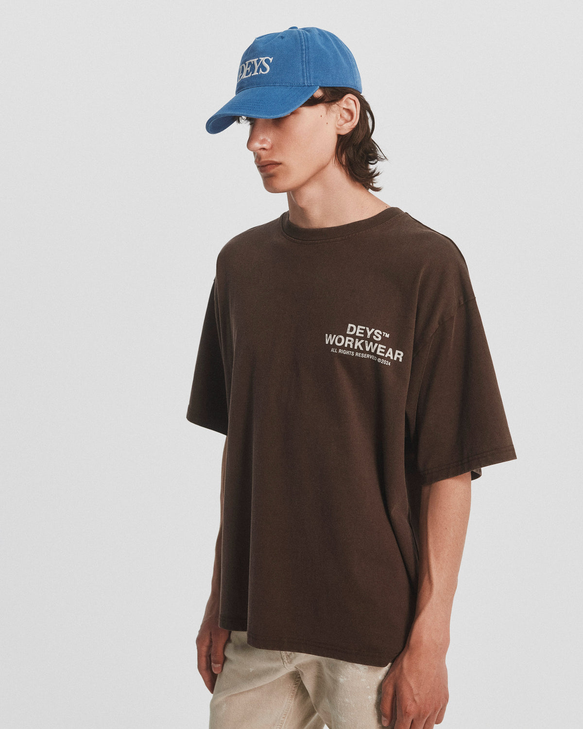 Hillside Tee - Washed Brown — view 4