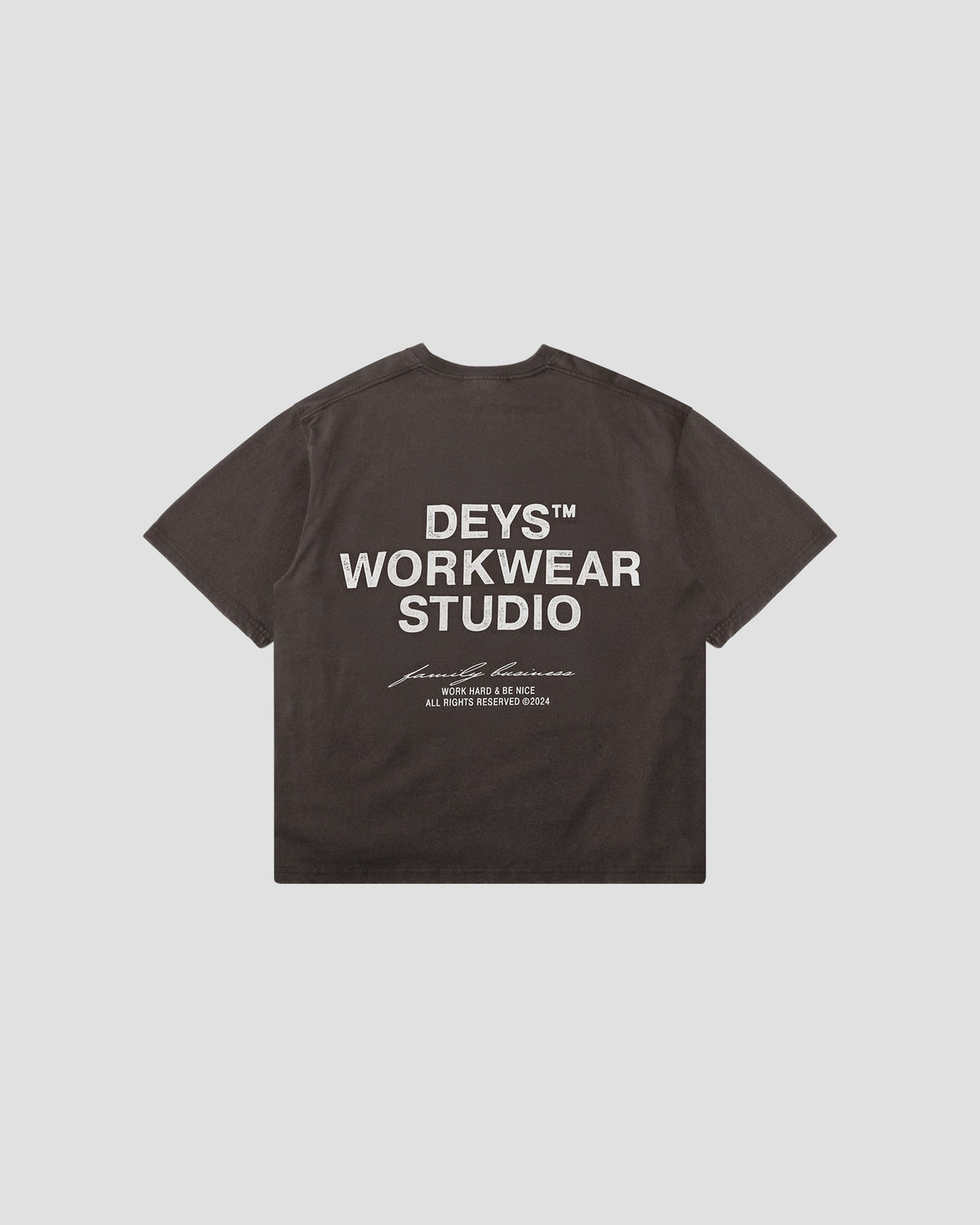 Hillside Tee - Washed Brown — view 5