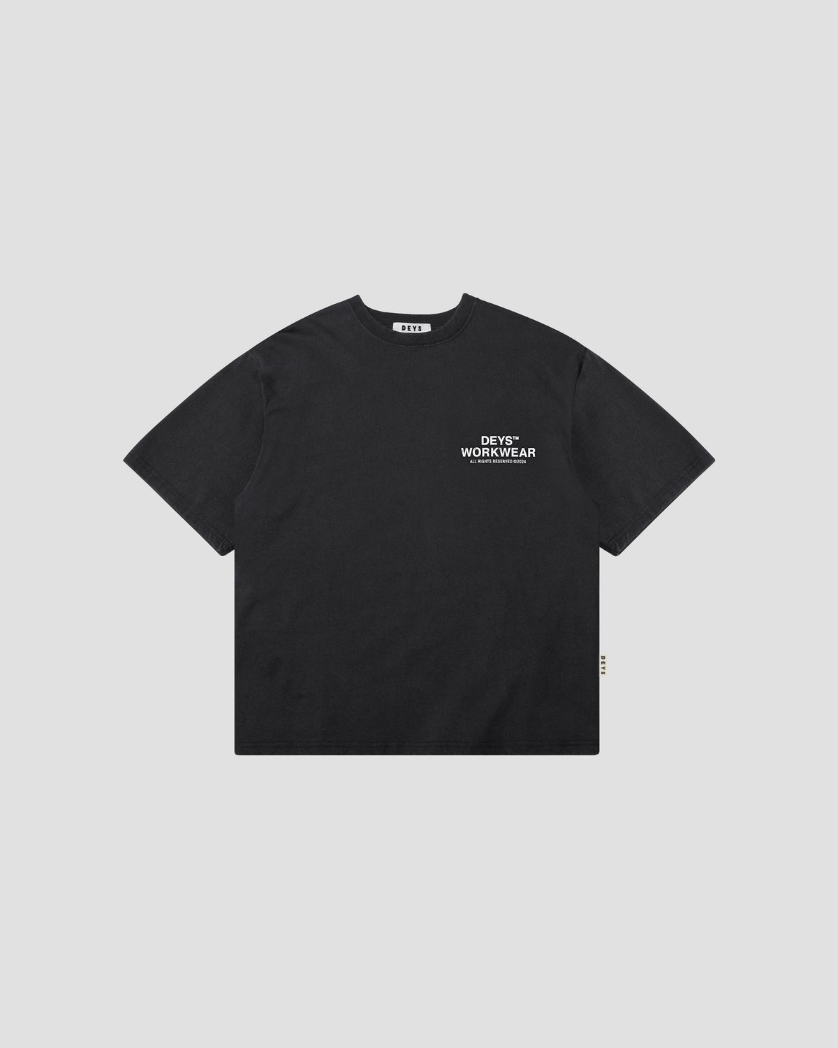 Hillside Tee - Washed Black — view 2