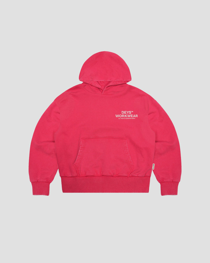 Hillside Hoodie - Washed Red