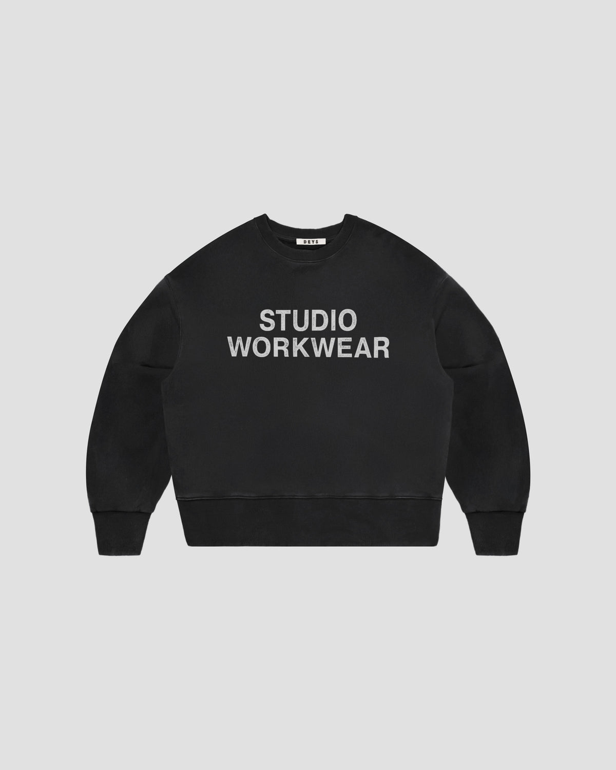 Lawndale Crewneck - Washed Black — view 2
