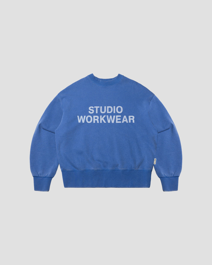 Lawndale Crewneck - Washed Blue