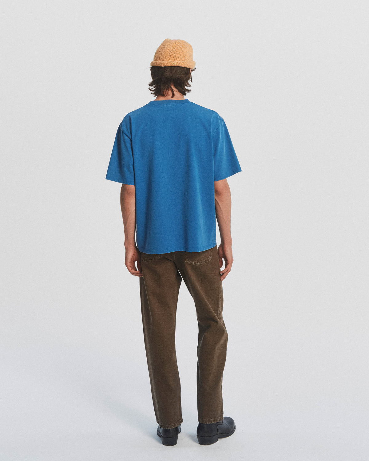 Lawndale Tee - Washed Blue — view 4