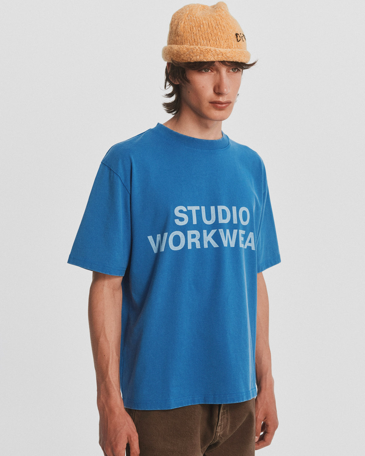 Lawndale Tee - Washed Blue — view 3