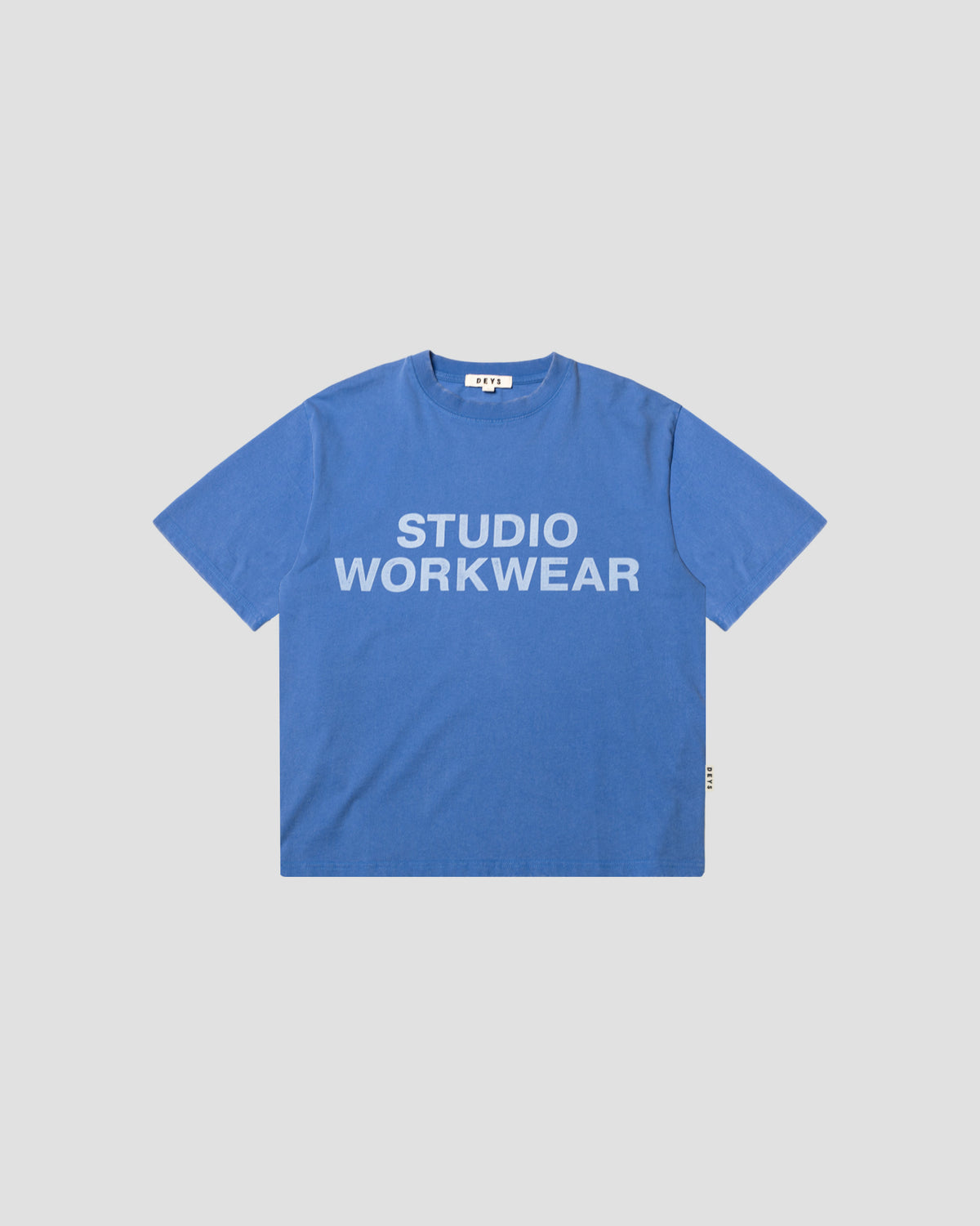 Lawndale Tee - Washed Blue — view 2
