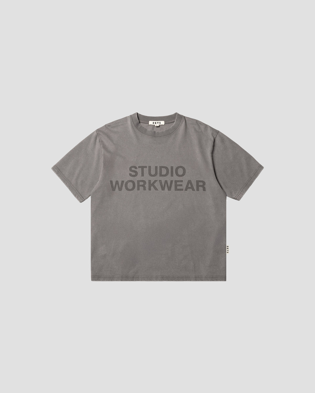 Lawndale Tee - Washed Grey — view 2