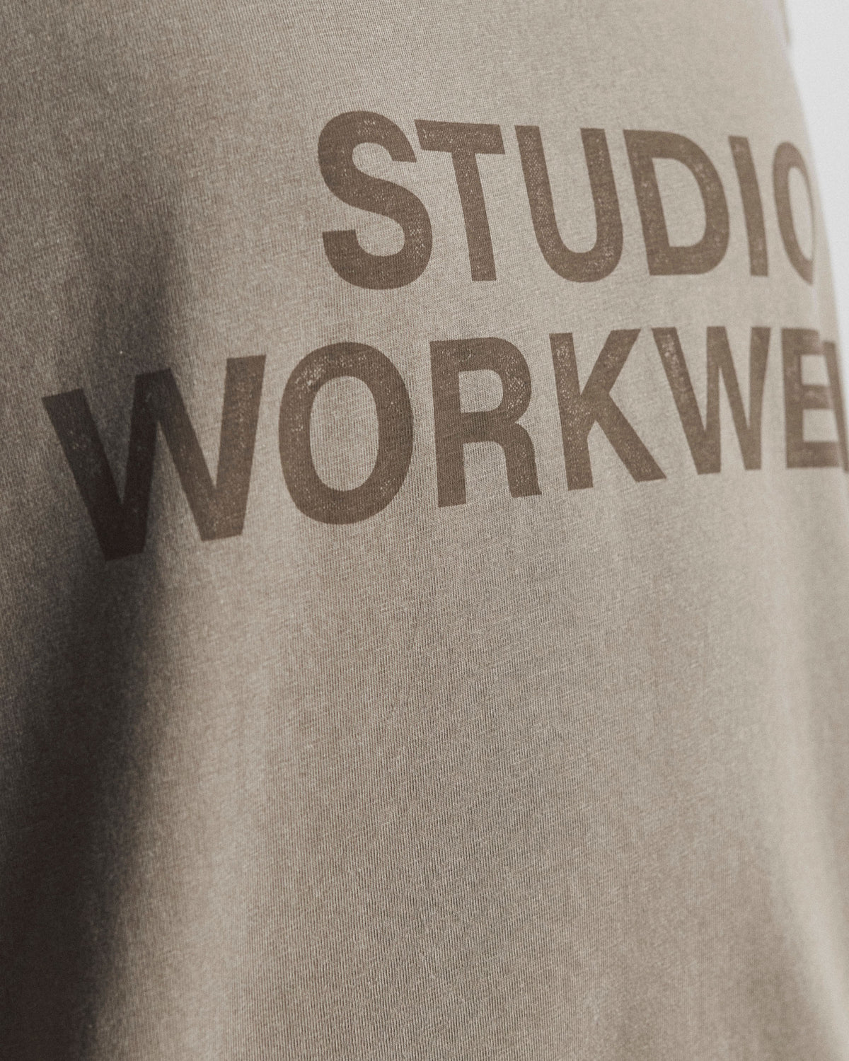 Lawndale Tee - Washed Grey detail