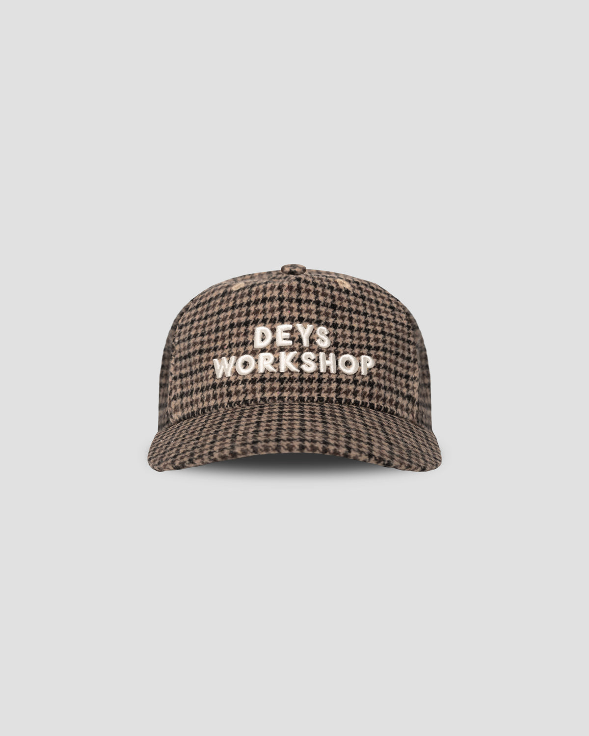 Malloy Dad Cap - Brown Check — view 2