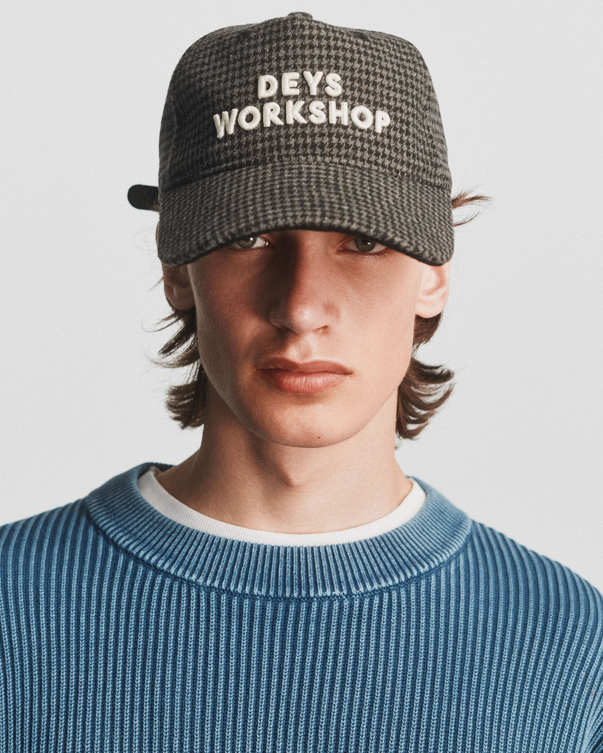 Malloy Dad Cap - Charcoal Check — view 1