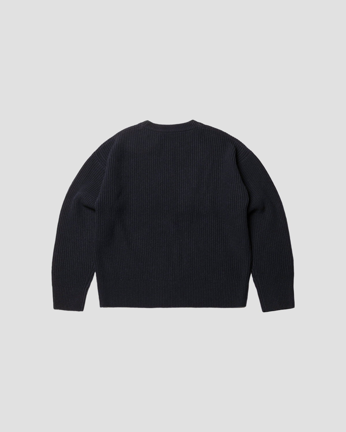 Montebello Wool Crewneck - Black — view 5