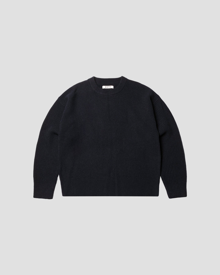 Montebello Wool Crewneck - Black