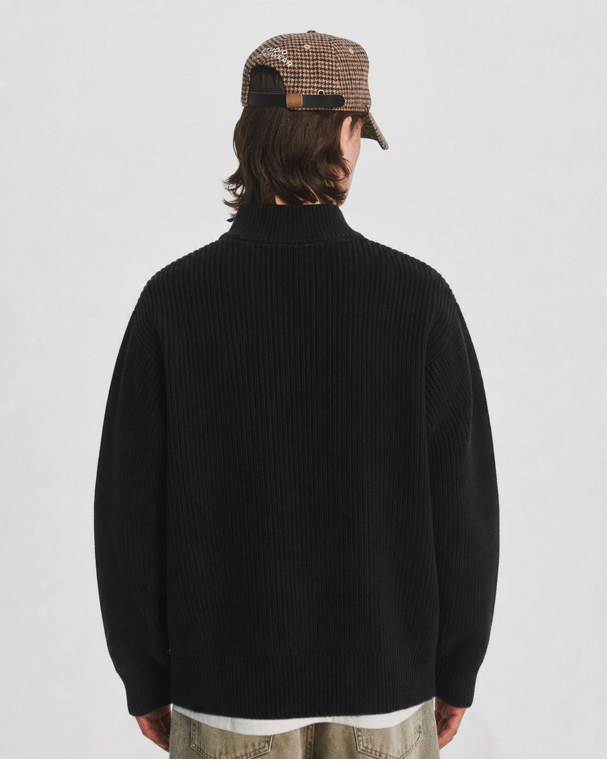 Montebello Wool Zip-through - Black — view 3