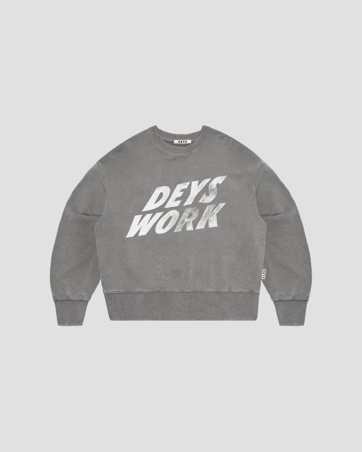 Moreno Crewneck - Washed Grey — view 2