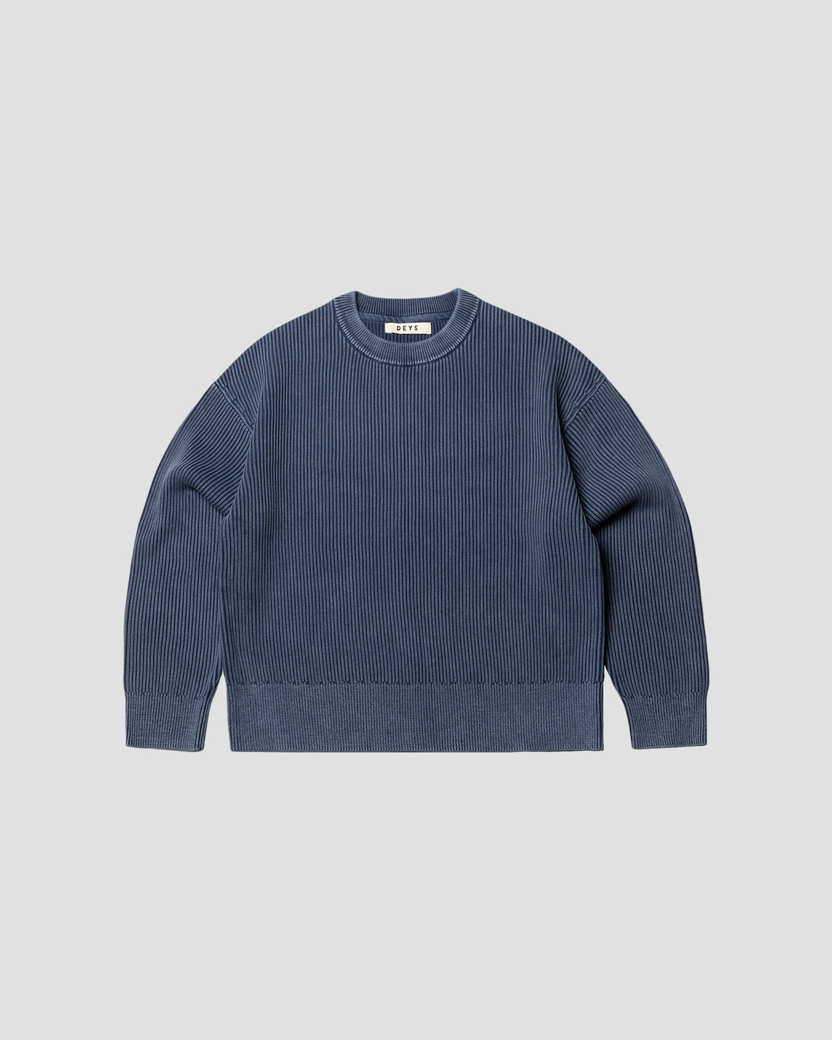 Pasadena Crewneck - Washed Blue — view 2