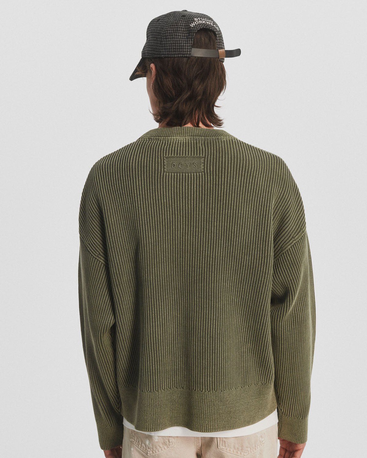 Pasadena Crewneck - Washed Green — view 3