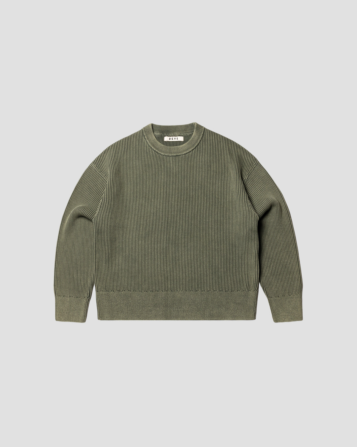 Pasadena Crewneck - Washed Green — view 2