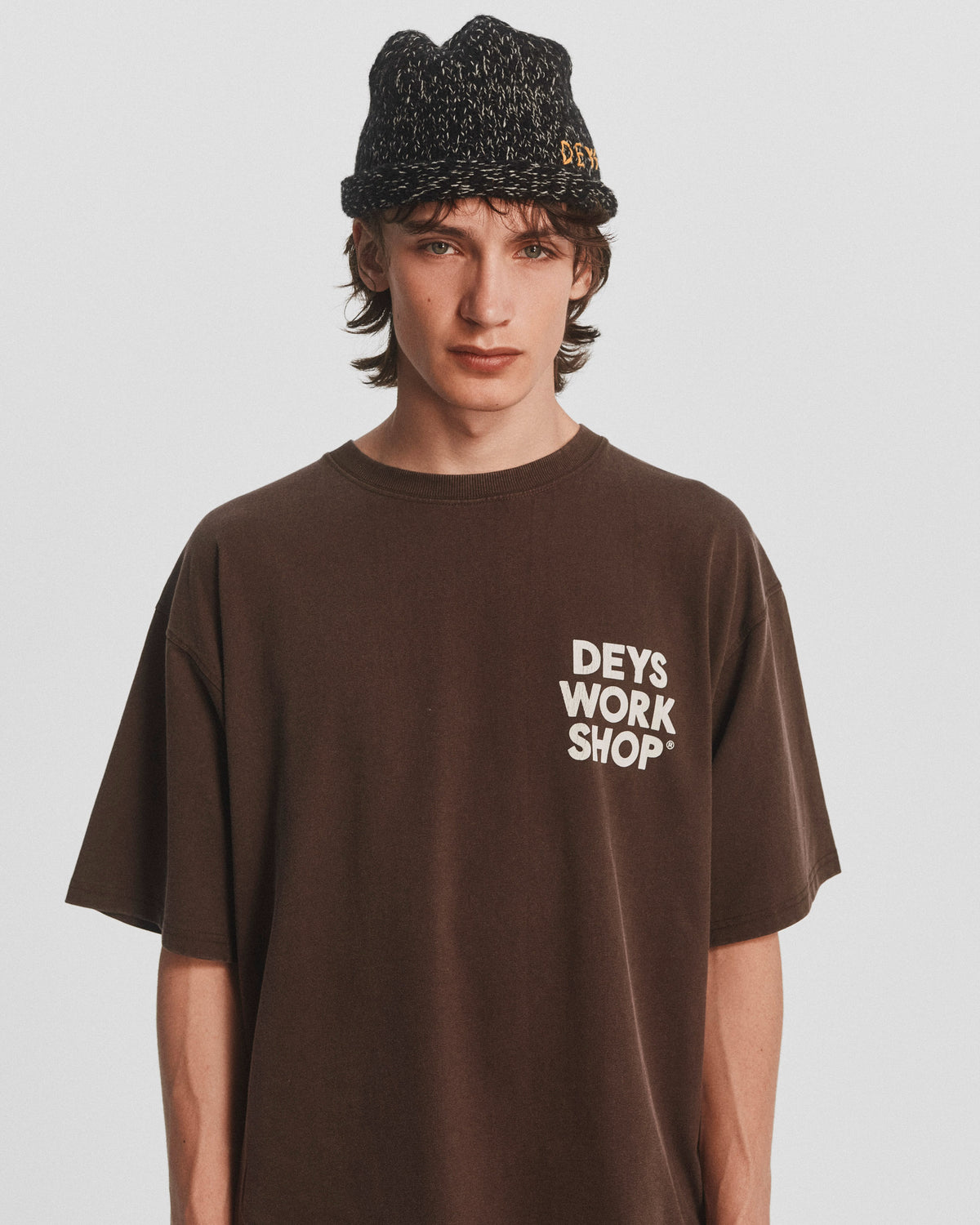 Ventura Tee - Washed Brown — view 3